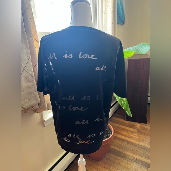 STELLA mccartney all is love burn out short sleeve tshirt sz 42 (small) - Picture 13 of 17